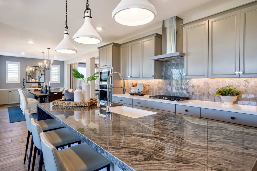 Representative furnished interior of a home built from the Viridian Plan 4004 by Tri Pointe Homes in Waterston Central, Gilbert (Image 5).