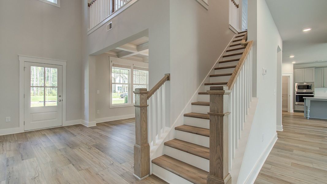 Representative furnished interior of a home built from the Clarity by DRB Homes in Saddleridge, Senoia (Image 8).