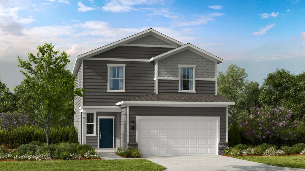 Representative exterior photo of a completed home built from the Manteo by Taylor Morrison in Fincastle Glen, Shelby, NC (Image 21).