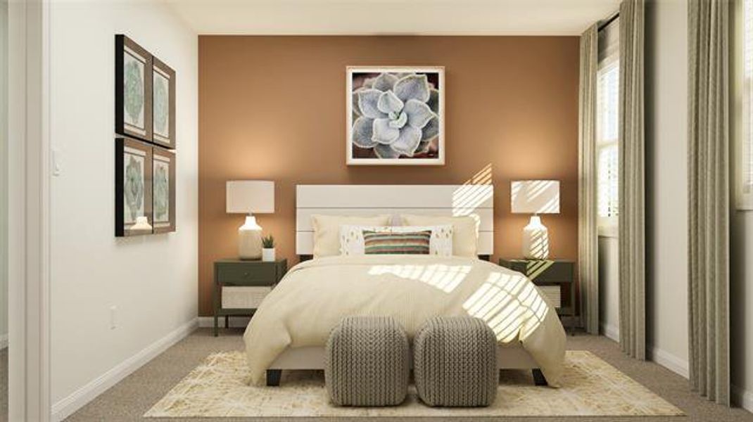 Furnished interior view inside a new home in Meadowlark Preserve: Highlands Collection, Pflugerville (Image 7).