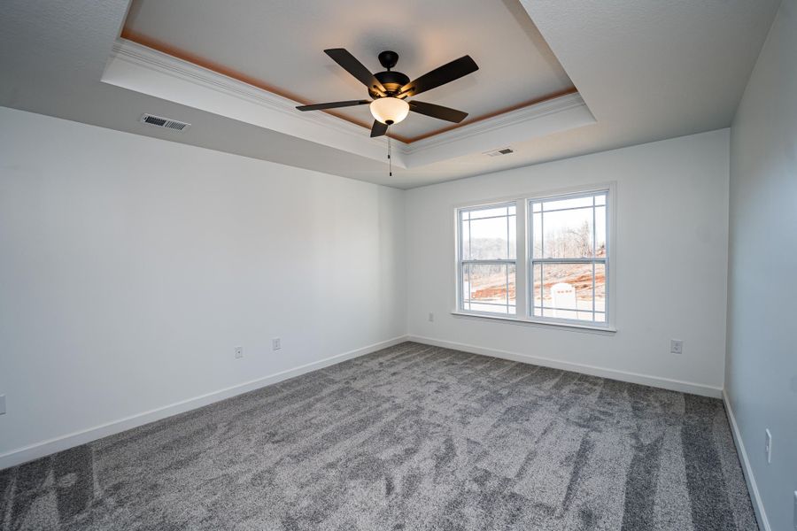 Representative unfurnished interior of a home built from the Sumter by Enchanted Homes in Lonesome Dove, San Antonio (Image 50).
