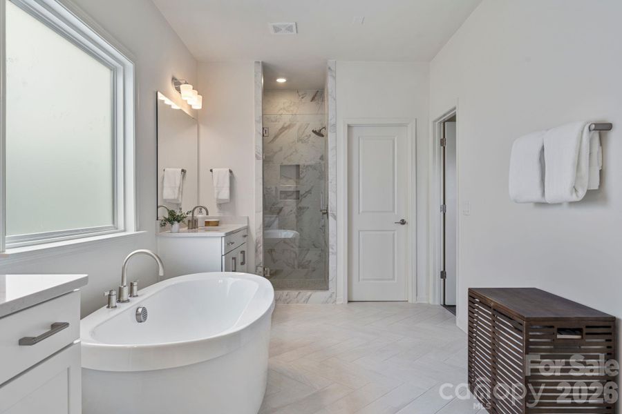 Furnished interior view inside a new home in , Indian Land (Image 31).