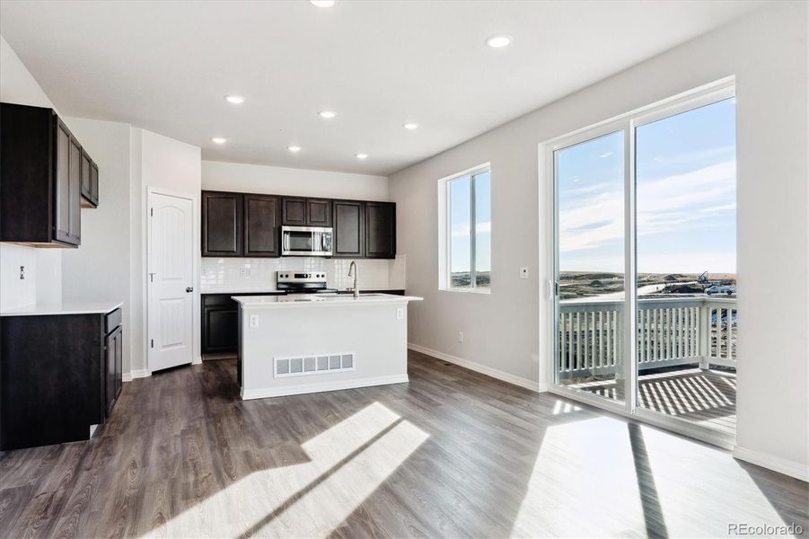 Furnished interior view inside a new home in Bradley Heights, Colorado Springs (Image 9).