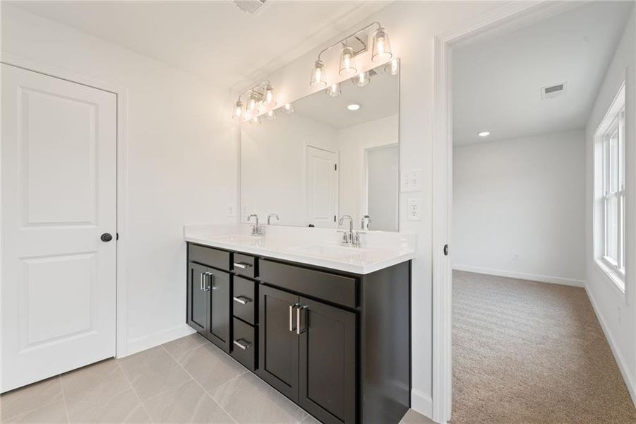 Furnished interior view inside a new home in Wilkins Walk, Mableton (Image 11).