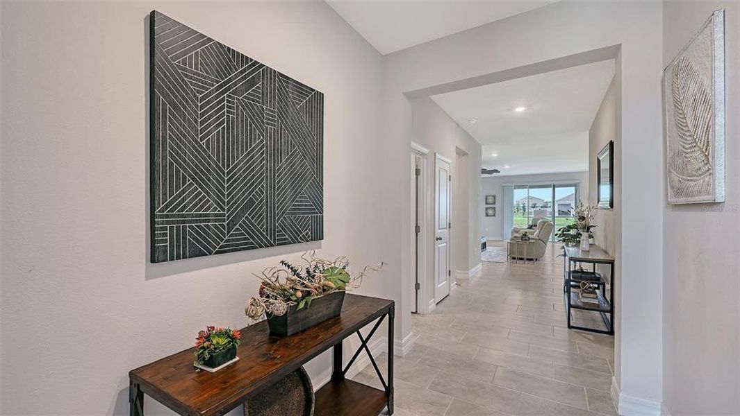 Furnished interior view inside a new home in Solera at Lakewood Ranch, Bradenton (Image 27).
