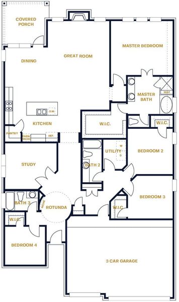 Frisco Floorplan layout in Parmer Ranch 60' Frisco Floorplan layout in Parmer Ranch 60'
