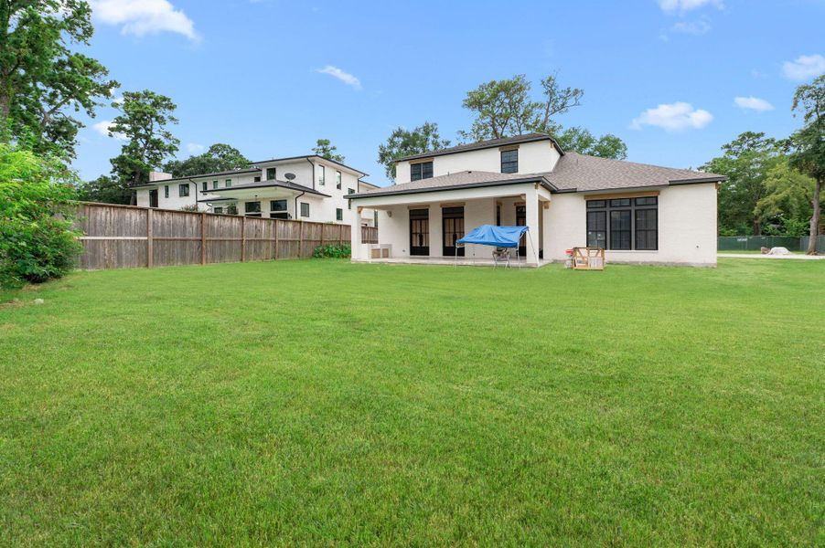 Back Yard is massive and has potential for an outdoor oasis.