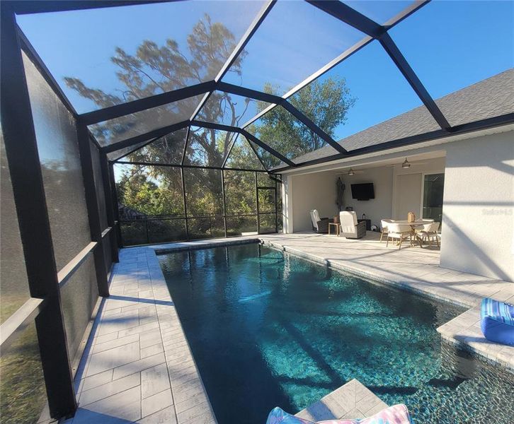 Exterior details and patio area of a home in , Englewood (Image 2). Exterior details and patio area of a home in , Englewood (Image 2).