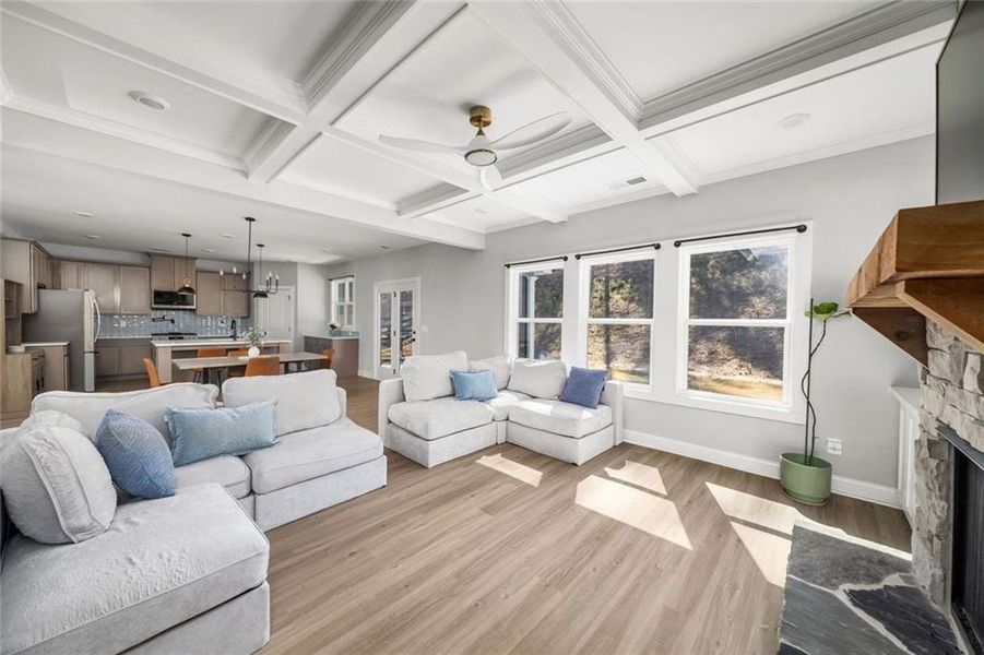 Furnished interior view inside a new home in , Dallas (Image 17). Furnished interior view inside a new home in , Dallas (Image 17).