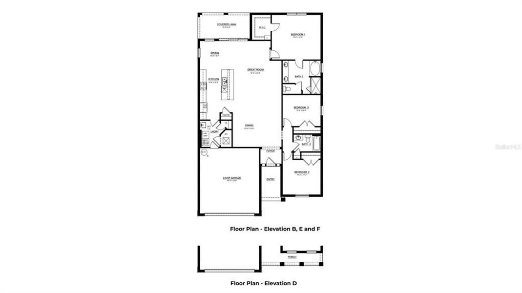 2D floor plan layout of this home in Legacy Preserve, Parrish, FL (Image 2). 2D floor plan layout of this home in Legacy Preserve, Parrish, FL (Image 2).