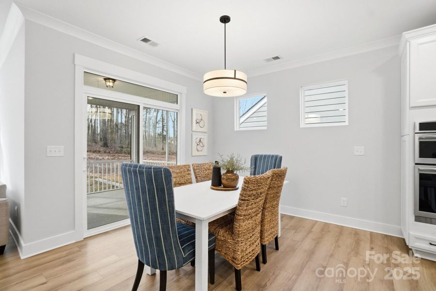 Furnished interior view inside a new home in Villas at Prestwick, Mooresville (Image 10).