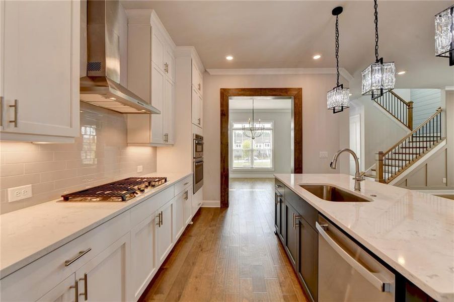 Furnished interior view inside a new home in , Buford (Image 17).
