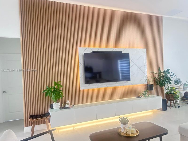Furnished interior view inside a new home in , Miami (Image 25). Furnished interior view inside a new home in , Miami (Image 25).