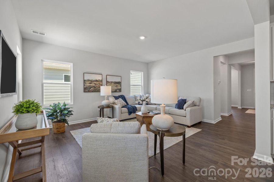 Furnished interior view inside a new home in McFarland Estates, York (Image 33).
