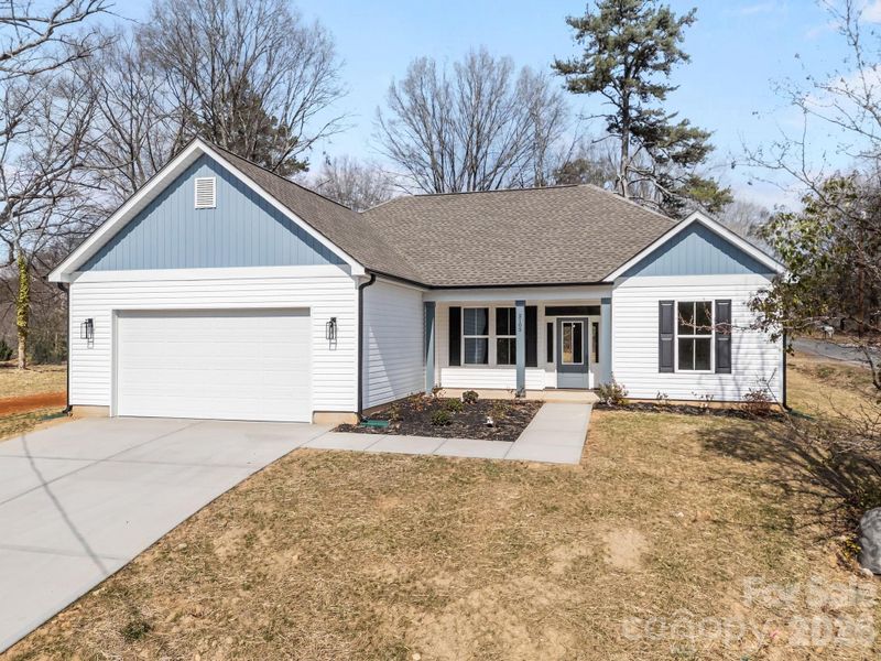 Front exterior of a new home in , Kannapolis, NC, highlighting curb appeal (Image 2). Front exterior of a new home in , Kannapolis, NC, highlighting curb appeal (Image 2).