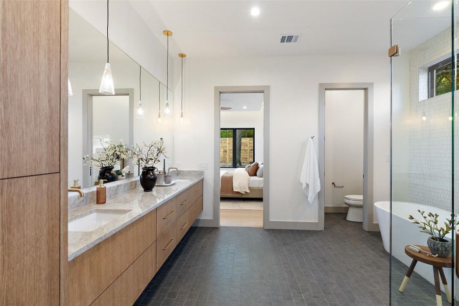 Furnished interior view inside a new home in , Austin (Image 21).