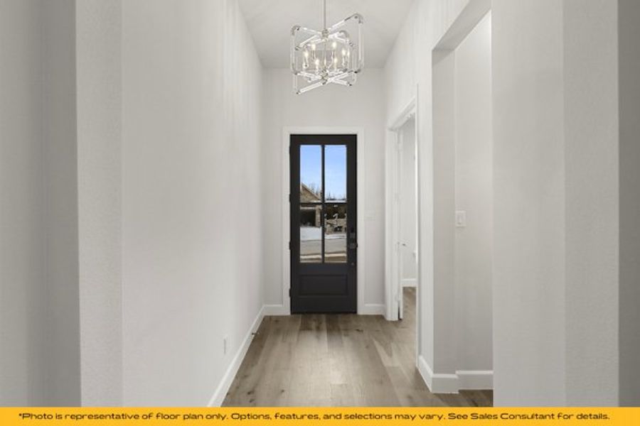 Representative unfurnished interior of a home built from the The Catalina by Stonefield Homes in The Highlands, Rockwall (Image 23).