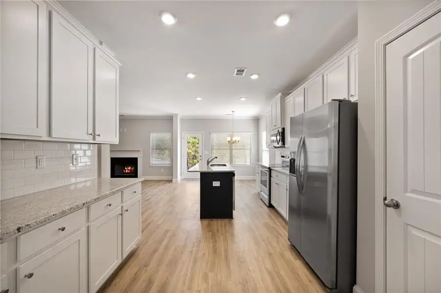 Furnished interior view inside a new home in , Newnan (Image 7).