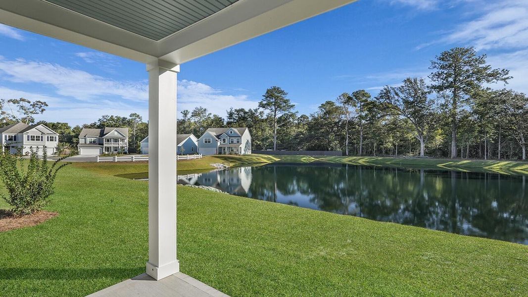 Exterior details and patio area of a home in Founders Corner, Summerville (Image 12).