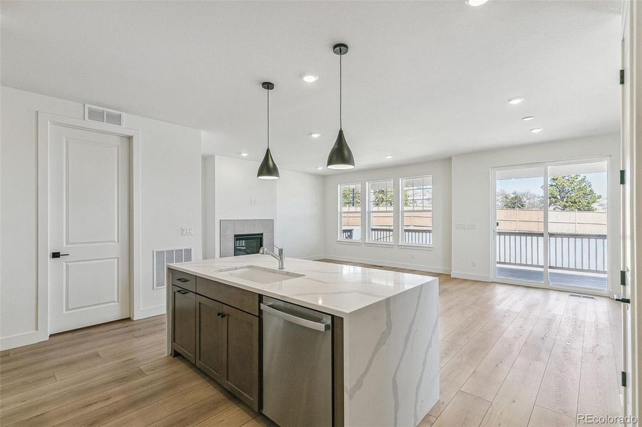 Furnished interior view inside a new home in Terrain Oak Valley, Castle Rock (Image 16). Furnished interior view inside a new home in Terrain Oak Valley, Castle Rock (Image 16).