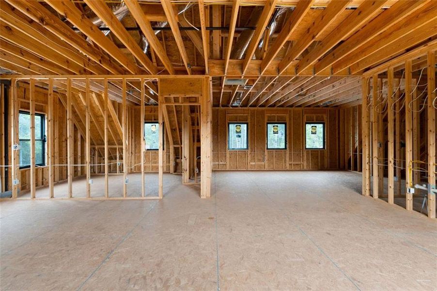 In-progress construction of a new home in , Kingston, GA (Image 35).