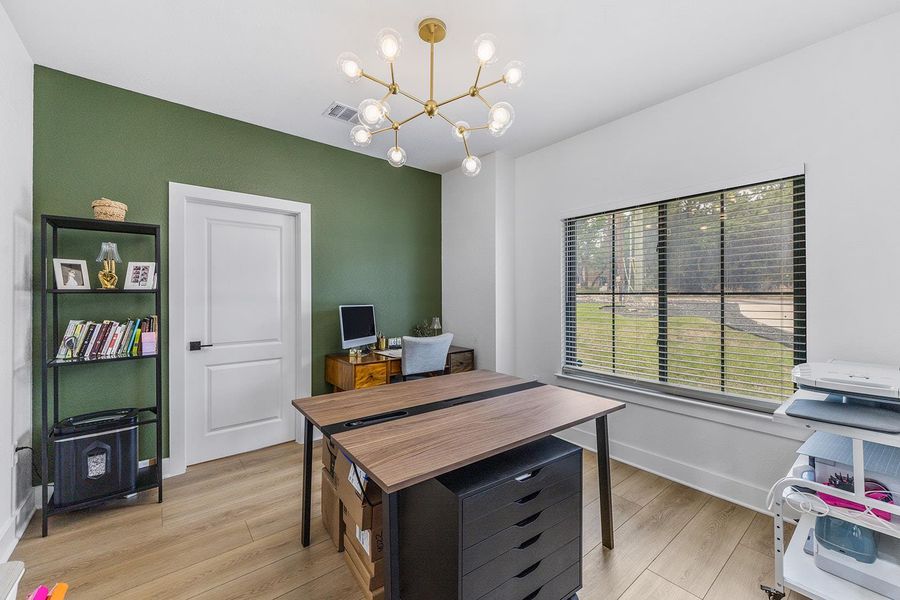 Furnished interior view inside a new home in , Belton (Image 31).