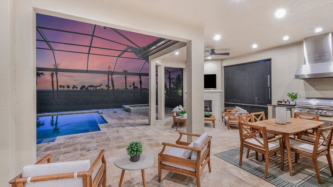 Representative exterior details of a home built from the Farnese by Taylor Morrison in Esplanade at Starling, Punta Gorda (Image 4). Representative exterior details of a home built from the Farnese by Taylor Morrison in Esplanade at Starling, Punta Gorda (Image 4).