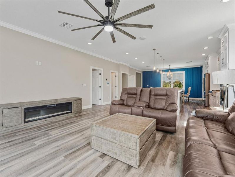 Furnished interior view inside a new home in , Tampa (Image 51). Furnished interior view inside a new home in , Tampa (Image 51).