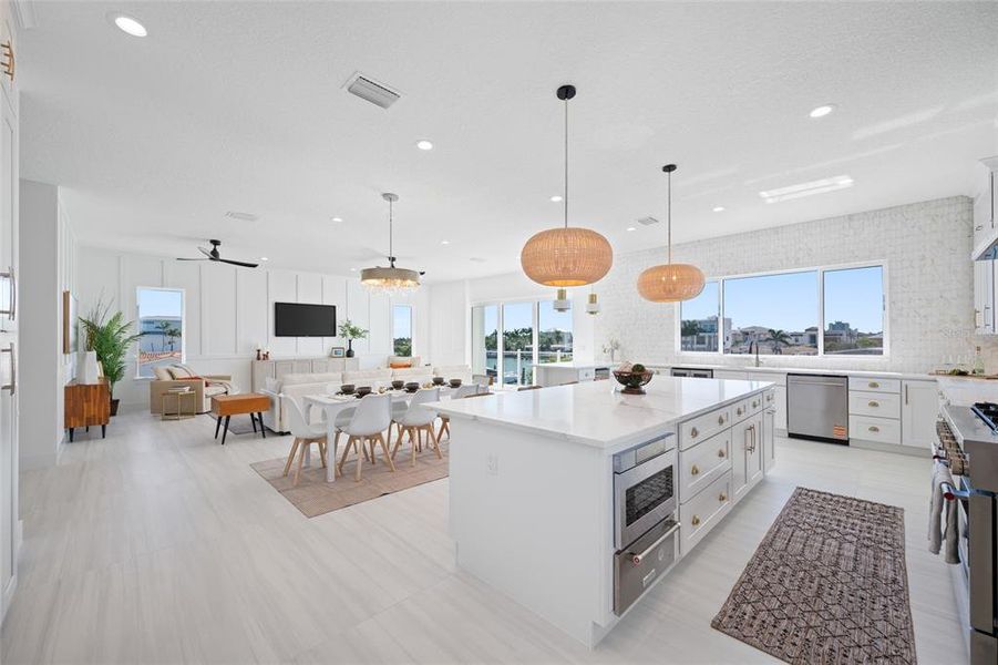 Furnished interior view inside a new home in , Treasure Island (Image 6).