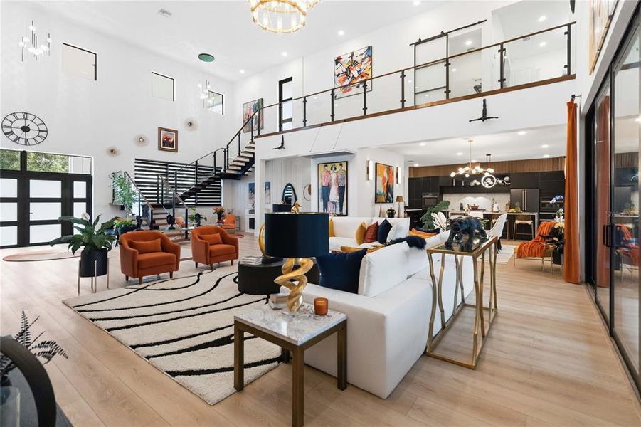 Furnished interior view inside a new home in , Groveland (Image 43).