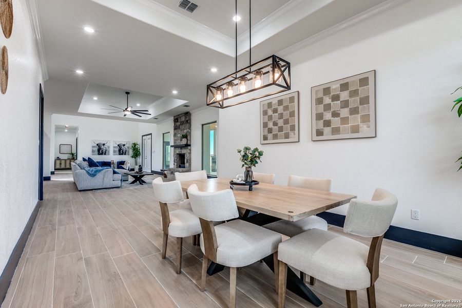 Furnished interior view inside a new home in , Castroville (Image 16).