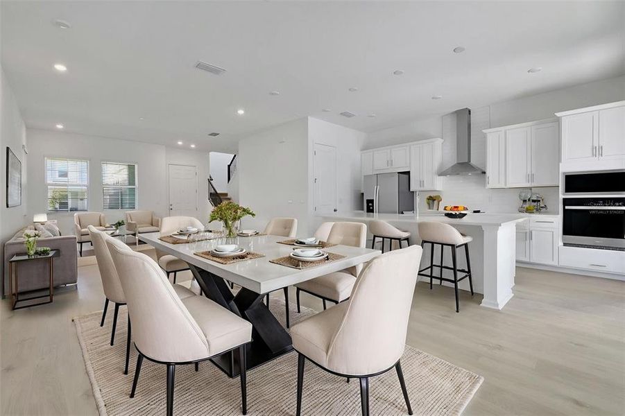 Furnished interior view inside a new home in Serenade at Ovation, Winter Garden (Image 11).