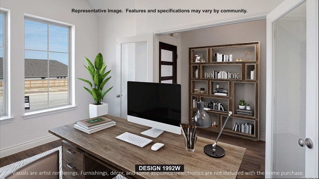 Furnished interior view inside a new home in Kallison Ranch, San Antonio (Image 5).