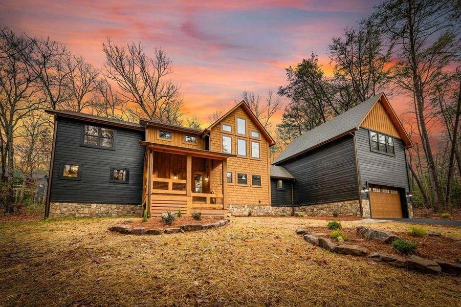 Front exterior of a new home in , McCaysville, GA, highlighting curb appeal (Image 26).