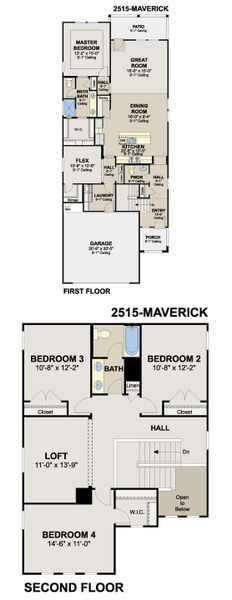 2D floor plan layout of this home in Veranda Designer, San Antonio, TX (Image 3).