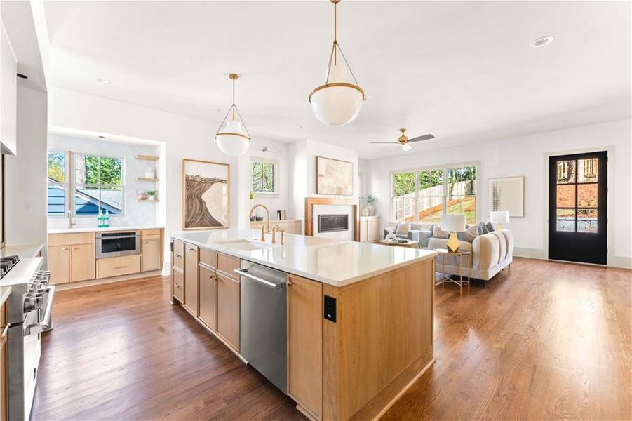 Furnished interior view inside a new home in , Decatur (Image 55).