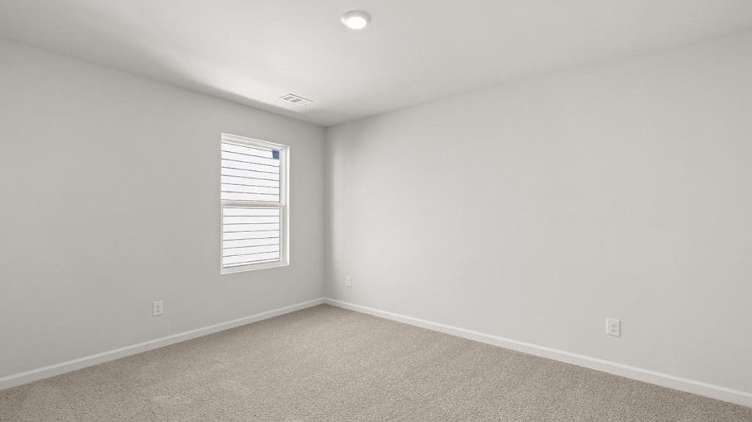 Spacious, unfurnished interior of a new home in Hamptons at Riverwood South, Dallas (Image 28).
