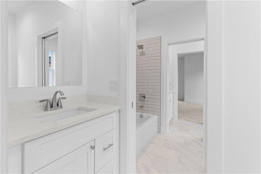 Furnished interior view inside a new home in , Marietta (Image 13).