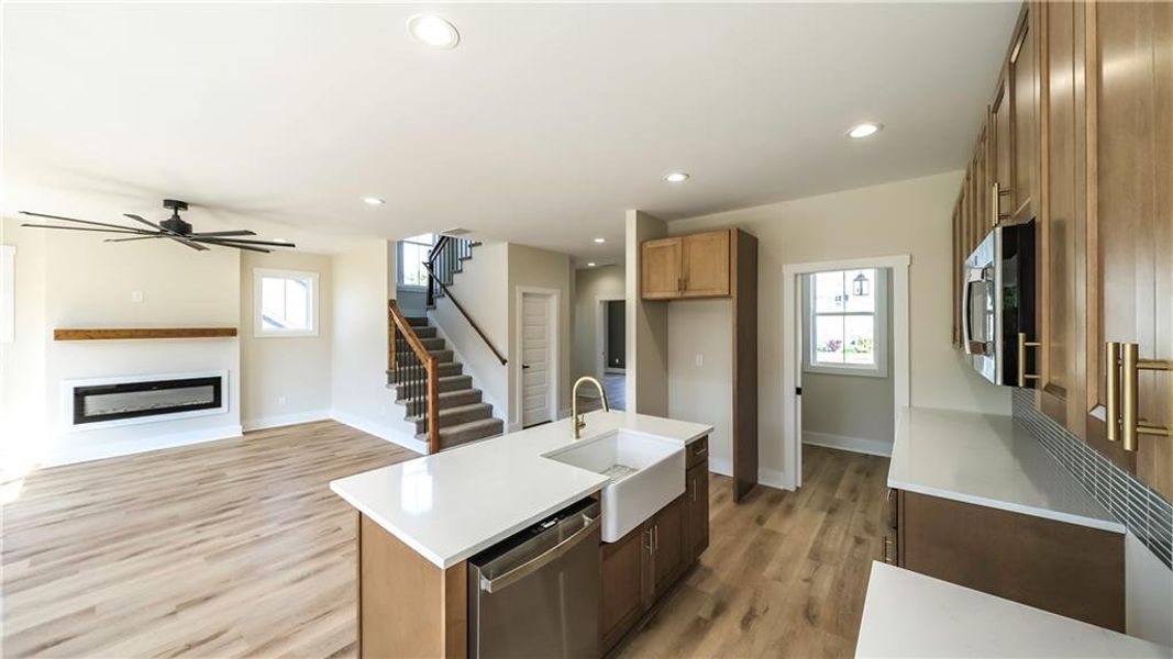 Furnished interior view inside a new home in , Bremen (Image 7).