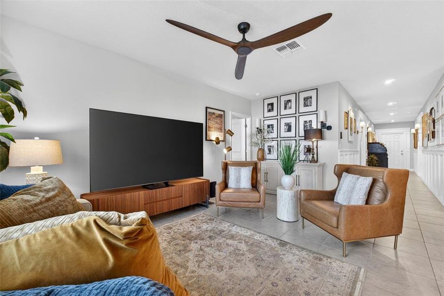 Furnished interior view inside a new home in Laurel Glen, Haines City (Image 51).