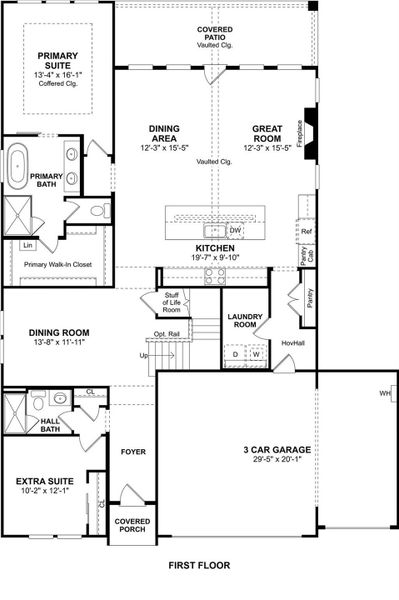The Santa Fe floor plan by K. Hovnanian Homes. 1st Floor shown. *Prices, plans, dimensions, features, specifications, materials, and availability of homes or communities are subject to change without notice or obligation. The Santa Fe floor plan by K. Hovnanian Homes. 1st Floor shown. *Prices, plans, dimensions, features, specifications, materials, and availability of homes or communities are subject to change without notice or obligation.