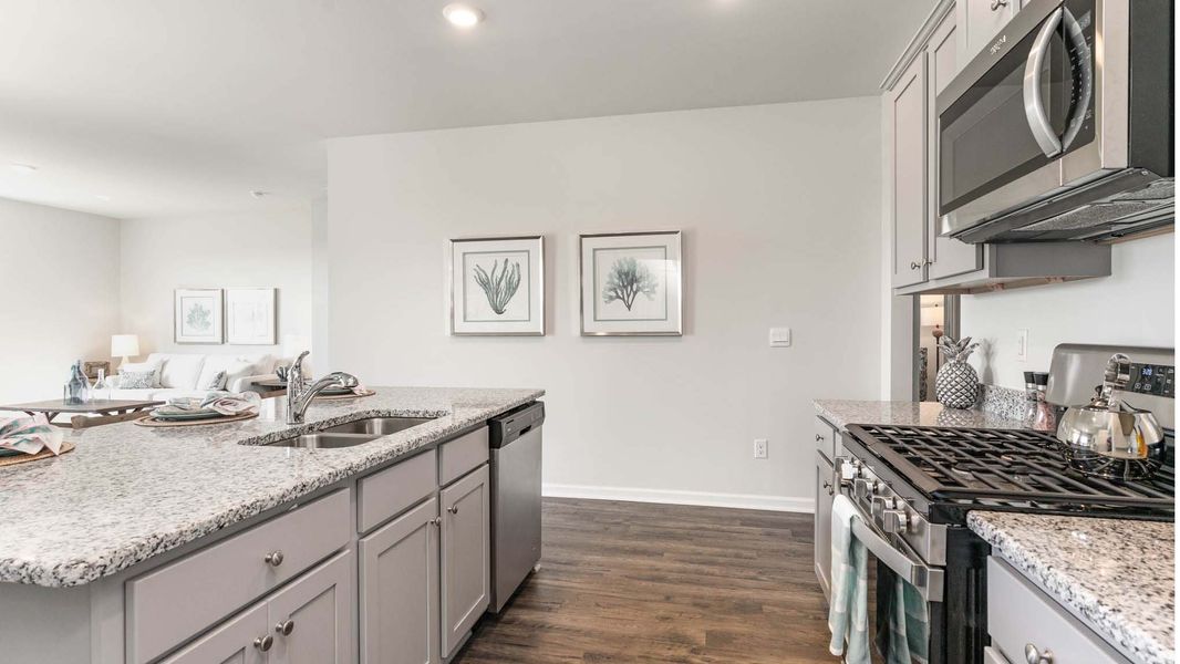 Representative furnished interior of a home built from the CALI by D.R. Horton in Eden Springs, Longs (Image 15).
