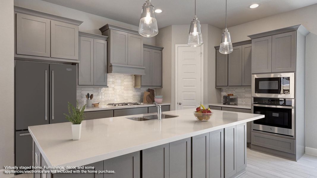 Representative furnished interior of a home built from the 2026W by Perry Homes in Veramendi, New Braunfels (Image 5).