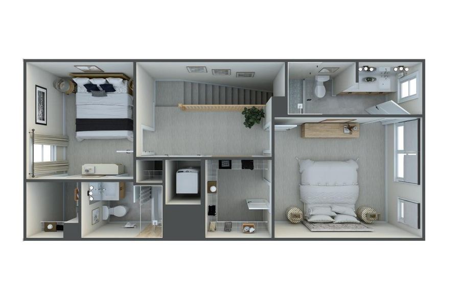 Context at Oakhurst Rockwell Model Home Rendering *actual finishes, structural options, and orientation varies on this home. Furniture not included