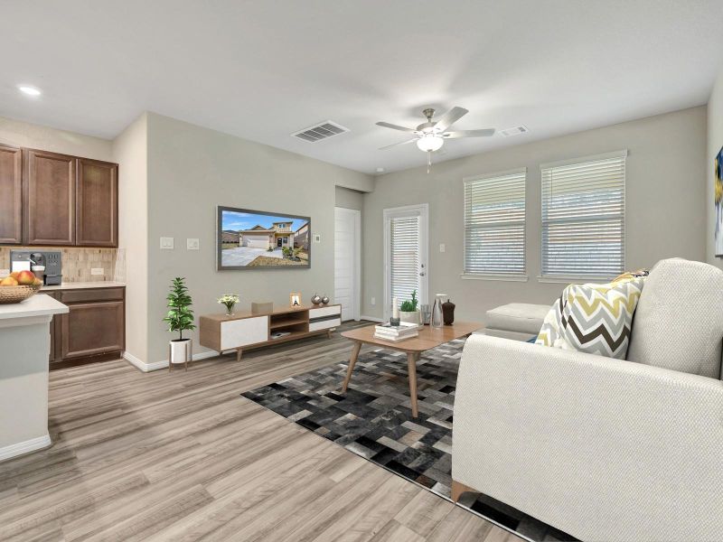 Photo is not of the actual home, but is an inspirational photo of builder’s model home and may depict options, furnishings, and/or decorator features that are not included Photo is not of the actual home, but is an inspirational photo of builder’s model home and may depict options, furnishings, and/or decorator features that are not included