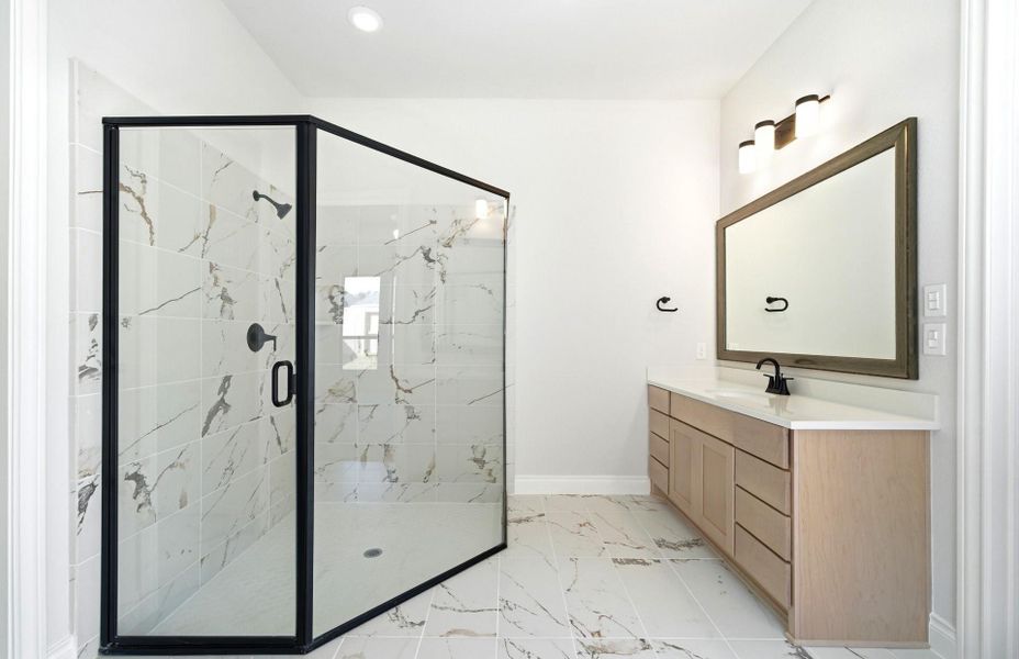 Furnished interior view inside a new home in The Highlands 55′, Porter (Image 13).