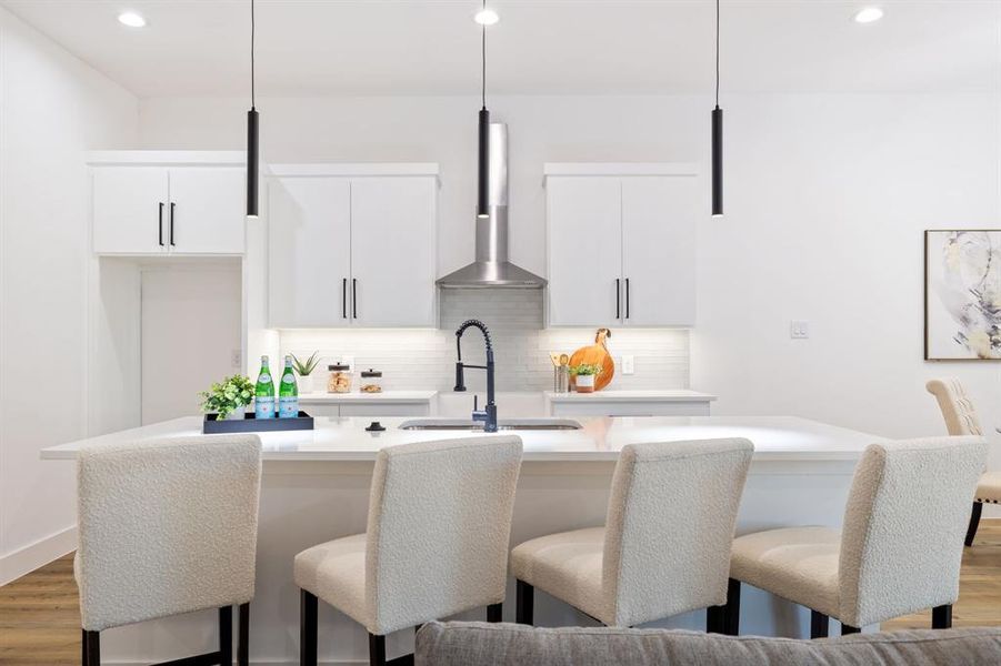 Furnished interior view inside a new home in , Dallas (Image 14).