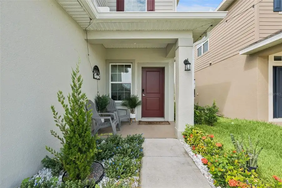 Exterior details and patio area of a home in , Harmony (Image 3). Exterior details and patio area of a home in , Harmony (Image 3).