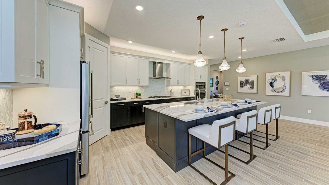 Kitchen - Model shown is without Bonus Room