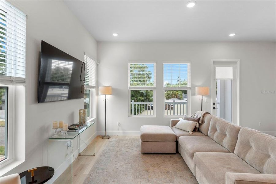 Furnished interior view inside a new home in , St. Petersburg (Image 28).